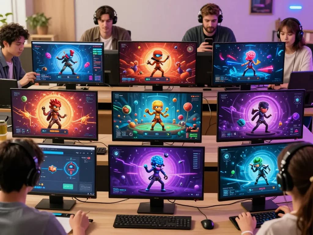Engaging gameplay featuring mind control porn games on various devices.