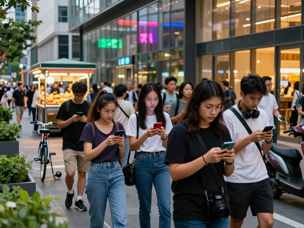 Experience the excitement of Go 99 with friends in a vibrant urban setting, showcasing social connectivity.