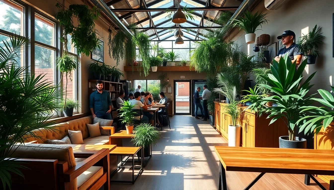 Besuch im Cannabis Coffee Shop Lloret de Mar mit einladender Atmosphäre und gemütlichen Sitzbereichen.