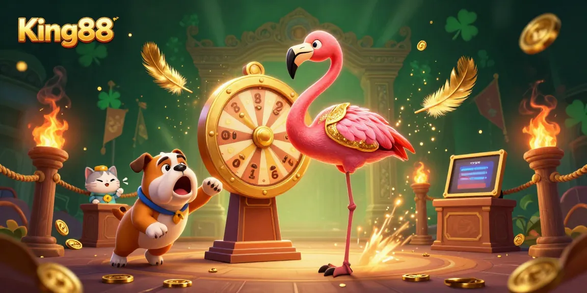 Experience thrilling wins at King88 with dynamic casino elements and vibrant visuals.