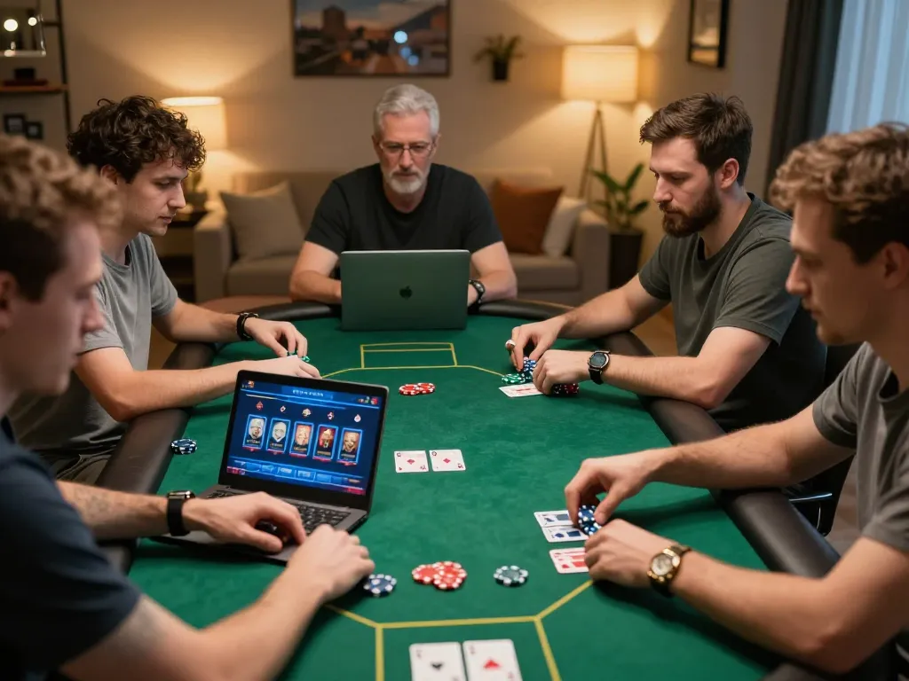 Players strategizing in an intense x888 online poker game environment, enjoying seamless gameplay.