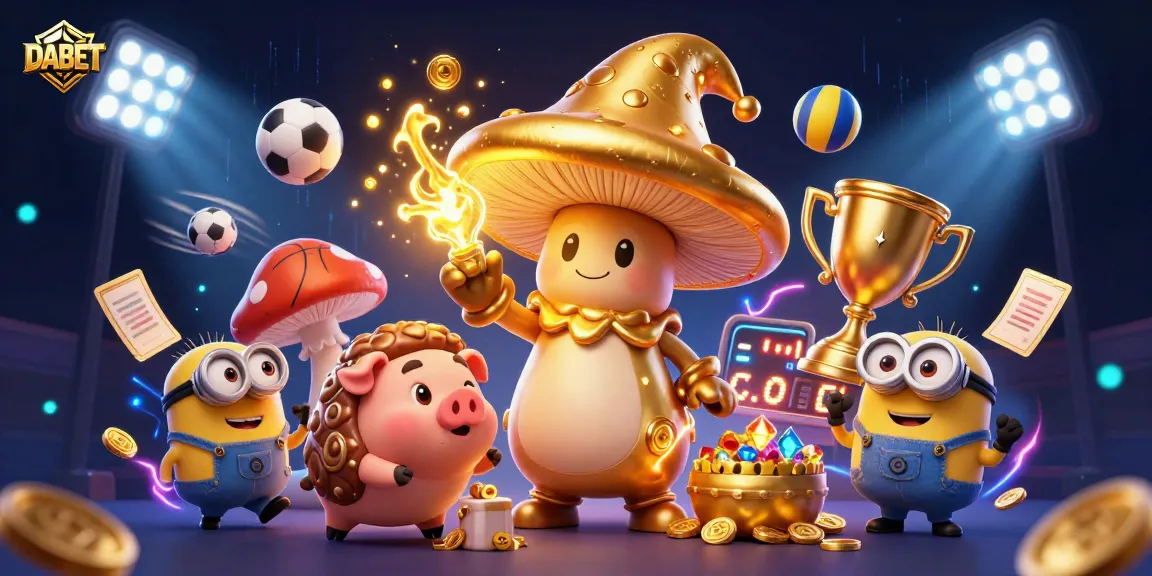 DABET offers thrilling sports betting action with magical characters and vibrant game elements.